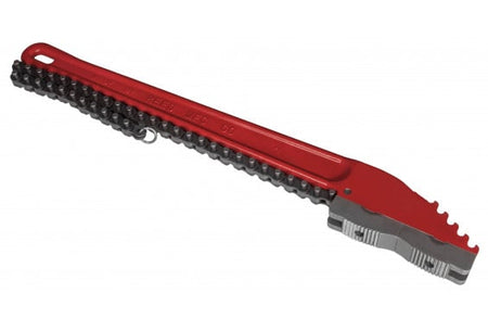 Heavy-Duty Chain Wrench, 1-1/2 to 8 in Pipe, 46.35 in OAL