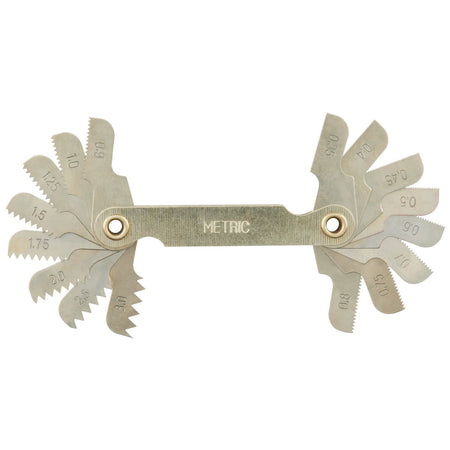 0.35 - 3.00 mm Metric Thread Pitch Gauge - AAA Industrial Supply