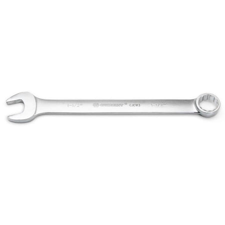 1 - 1/2" 12 Point Satin Jumbo Long Pattern Combination Wrench - AAA Industrial Supply