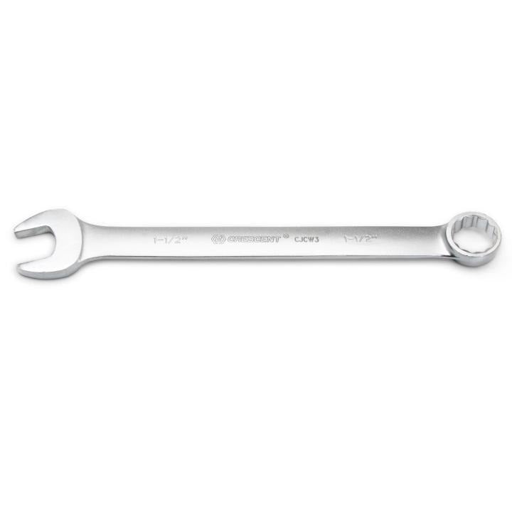 1 - 1/2" 12 Point Satin Jumbo Long Pattern Combination Wrench - AAA Industrial Supply