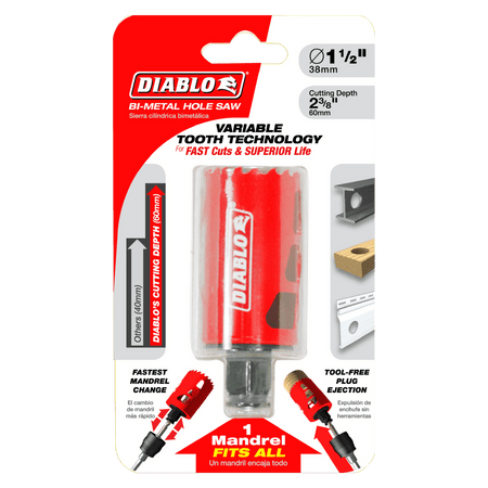 1 - 1/2" Bi - Metal Hole Saw - AAA Industrial Supply