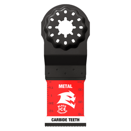 1 - 1/4" AMPED™ Steel Demon™ Starlock Carbide Teeth Oscillating Blades for Metal (3 - pk) - AAA Industrial Supply