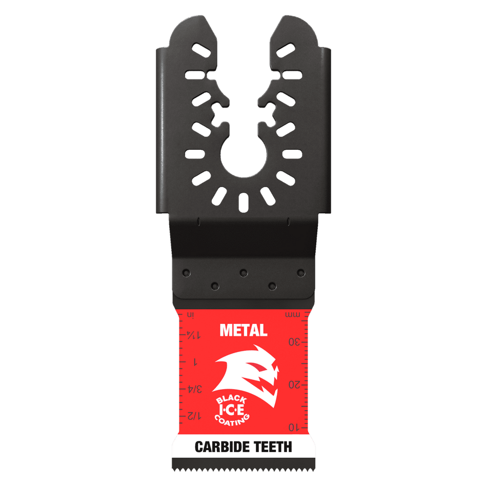 1 - 1/4" AMPED™ Steel Demon™ Universal Fit Carbide Teeth Oscillating Blades for Metal (10 - pk) - AAA Industrial Supply