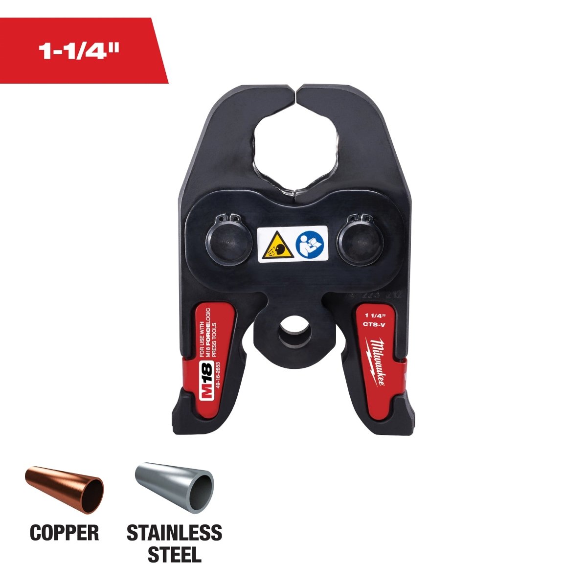 1 - 1/4" CTS - V Press Jaw for M18™ FORCE LOGIC™ Press Tools - AAA Industrial Supply