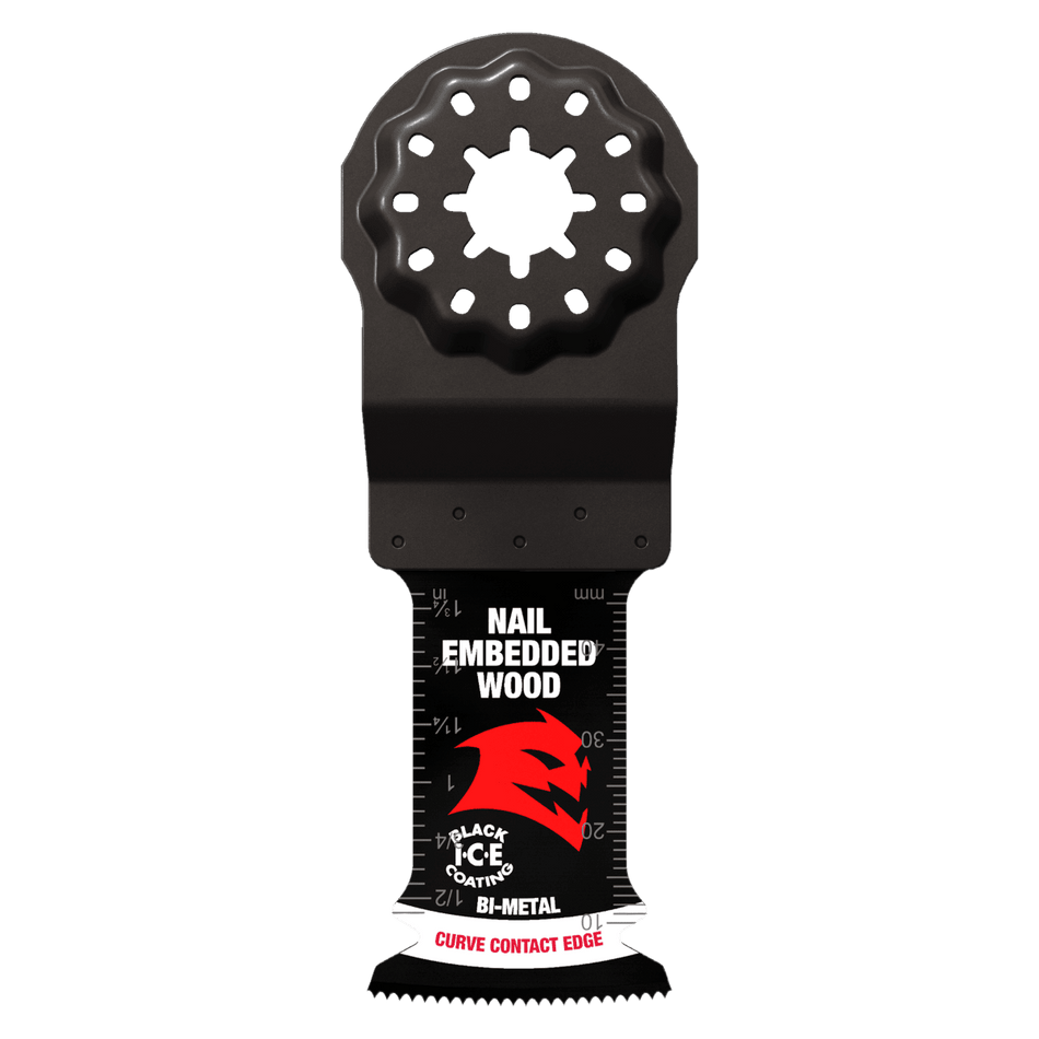1 - 1/4" Demo Demon™ Starlock Bi - Metal Oscillating Blades for Nail - Embedded Wood (10 - pk) - AAA Industrial Supply