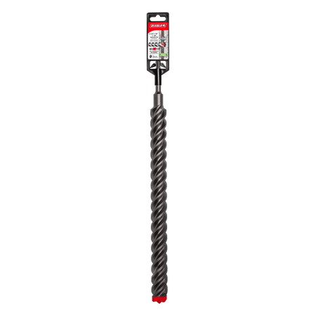 1 - 1/4" x 16" x 18" Rebar Demon™ SDS - Plus 4 - Cutter Full Carbide Head Hammer Drill Bit - AAA Industrial Supply