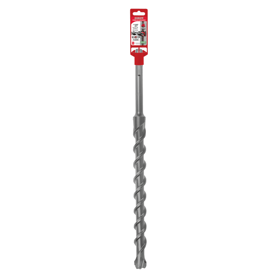 1 - 1/4" x 16" x 21" Rebar Demon™ SDS - Max 4 - Cutter Full Carbide Head Hammer Drill Bit - AAA Industrial Supply