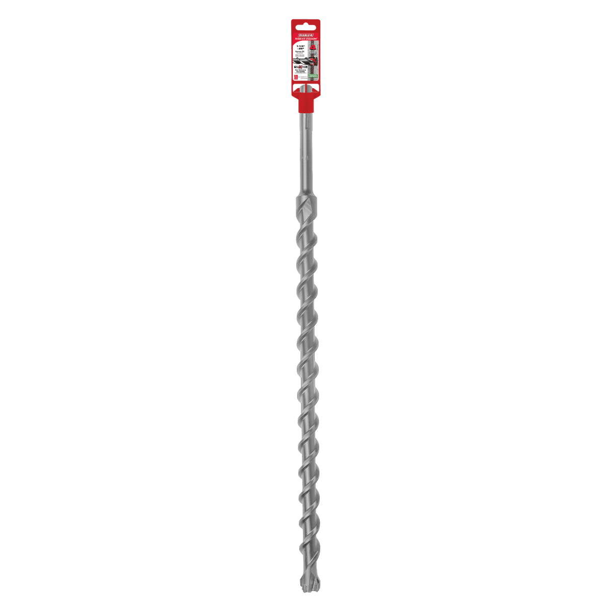 1 - 1/4" x 24" x 29" Rebar Demon™ SDS - Max 4 - Cutter Full Carbide Head Hammer Drill Bit - AAA Industrial Supply