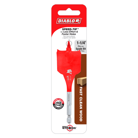 1 - 1/4" x 4" Spade Bit for Wood - AAA Industrial Supply