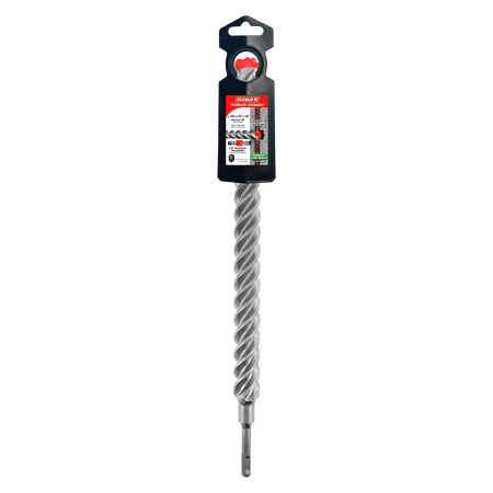 1 - 1/8" x 16" x 18" Rebar Demon™ SDS - Plus 4 - Cutter Full Carbide Head Hammer Drill Bit - AAA Industrial Supply