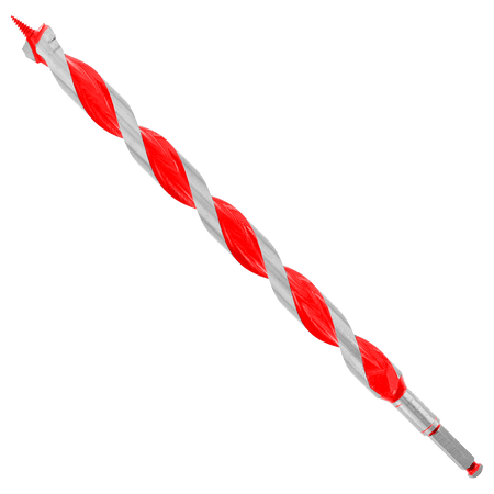 1 - 1/8" x 17 - 1/2" Auger Bit for Wood & Nail - Embedded Wood - AAA Industrial Supply