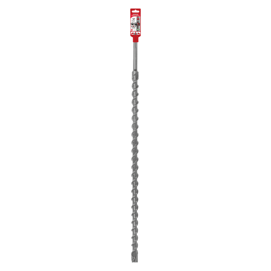 1 - 1/8" x 31" x 36" Rebar Demon™ SDS - Max 4 - Cutter Full Carbide Head Hammer Drill Bit - AAA Industrial Supply