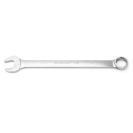 1 - 3/4" 12 Point Satin Jumbo Long Pattern Combination Wrench - AAA Industrial Supply