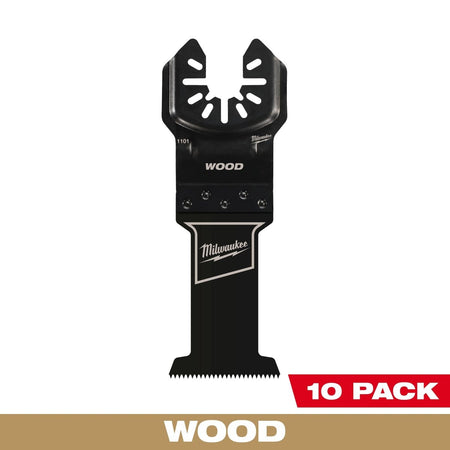 1 - 3/8” High Carbon Steel Wood Universal Fit Oscillating Multi - Tool Blade (10 PK) - AAA Industrial Supply
