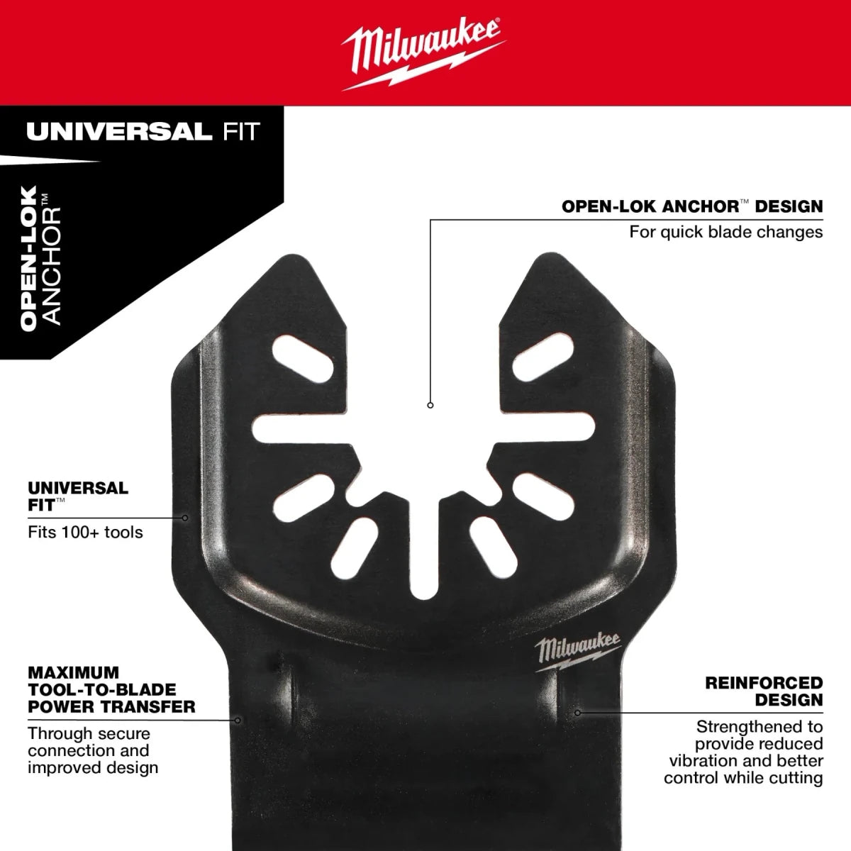 1-3/8" NITRUS™ Carbide Extreme Materials Universal Fit Oscillating Multi-Tool Blade (3 PK) - AAA Industrial Supply