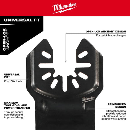 1-3/8" NITRUS™ Carbide Extreme Materials Universal Fit Oscillating Multi-Tool Blade (3 PK) - AAA Industrial Supply