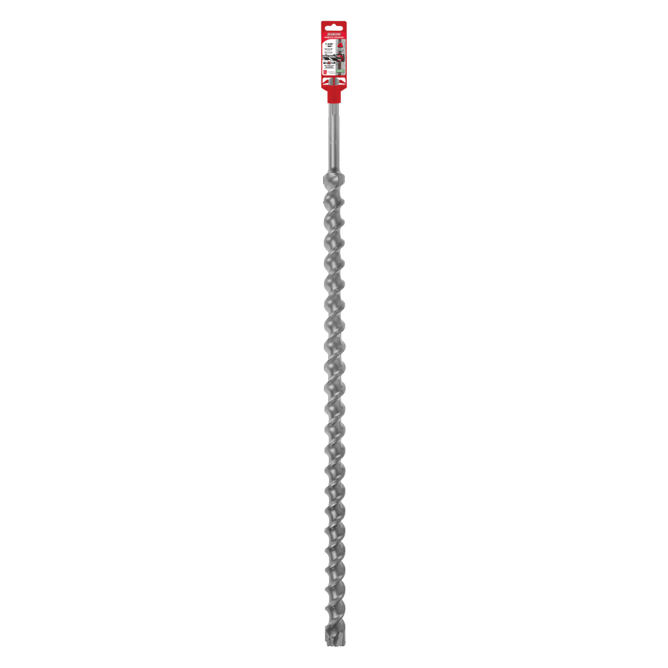 1 - 3/8" x 31" x 36" Rebar Demon™ SDS - Max 4 - Cutter Carbide - Tipped Hammer Drill Bit - AAA Industrial Supply