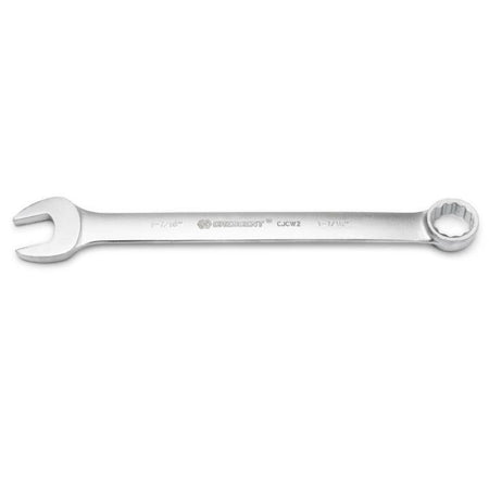 1 - 7/16" 12 Point Satin Jumbo Long Pattern Combination Wrench - AAA Industrial Supply