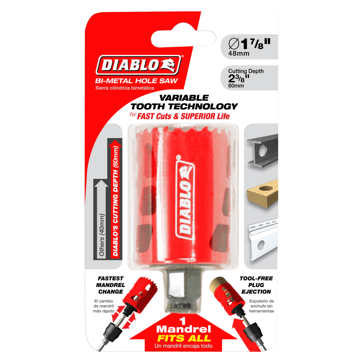 1 - 7/8" Bi - Metal Hole Saw - AAA Industrial Supply