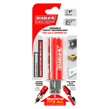 1" Bi - Metal Hole Saw - AAA Industrial Supply