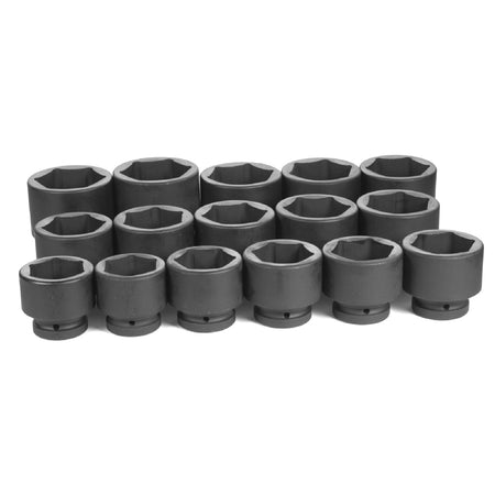 1" Dr. 16 Piece Fractional Set 2 - 1/16" - 3" - AAA Industrial Supply
