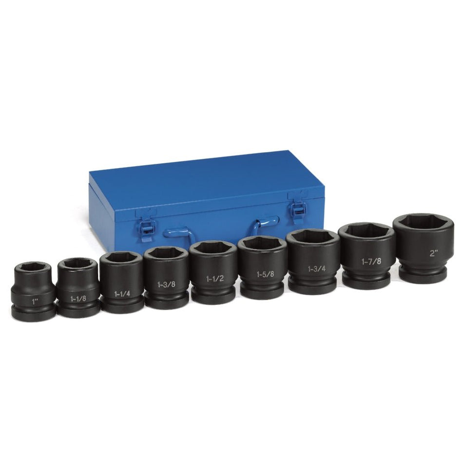 1" Drive 9 Piece Standard "Jumbo" Set - AAA Industrial Supply