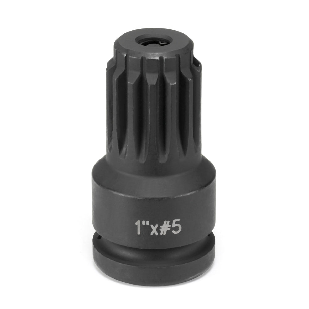 1" F x 5 Spline M Adapter w/ Lock Button - AAA Industrial Supply