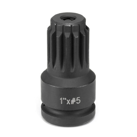 1" F x 5 Spline M Adapter w/ Lock Button - AAA Industrial Supply