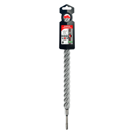 1" x 16" x 18" Rebar Demon™ SDS - Plus 4 - Cutter Full Carbide Head Hammer Drill Bit - AAA Industrial Supply