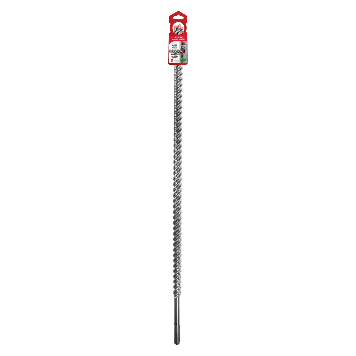 1" x 31" x 36" Rebar Demon™ SDS - Max 4 - Cutter Full Carbide Head Hammer Drill Bit - AAA Industrial Supply