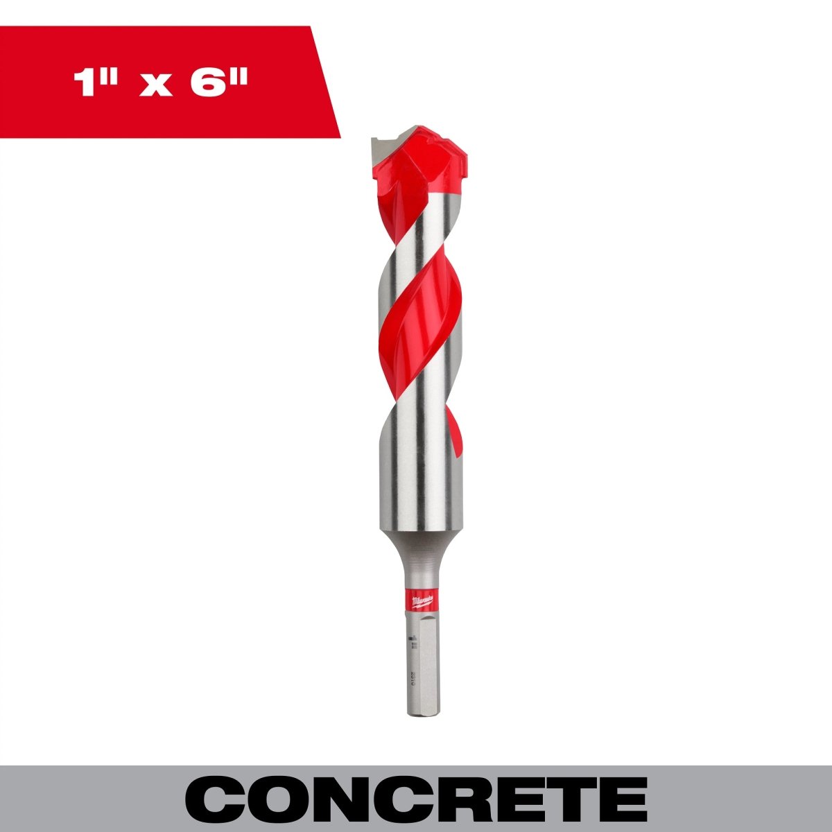 1" x 4" x 6" Carbide Hammer Drill Bit with POWER TIP™ - AAA Industrial Supply