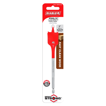 1" x 6" Spade Bit for Wood - AAA Industrial Supply