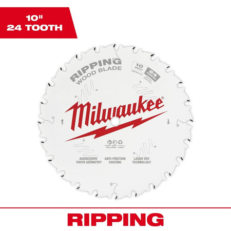 10" 24T Ripping Circular Saw Blade - AAA Industrial Supply