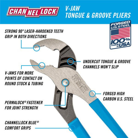 10" Channellock Tongue & Groove - AAA Industrial Supply