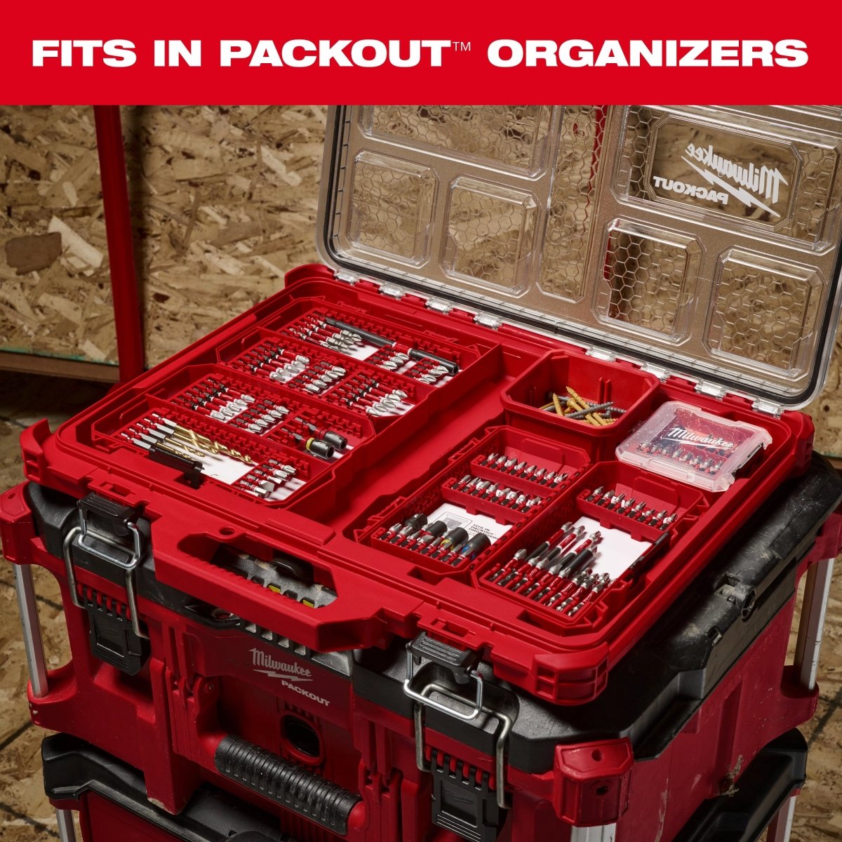 100PC SHOCKWAVE™ Impact Duty Driver Bit PACKOUT™ Set - AAA Industrial Supply