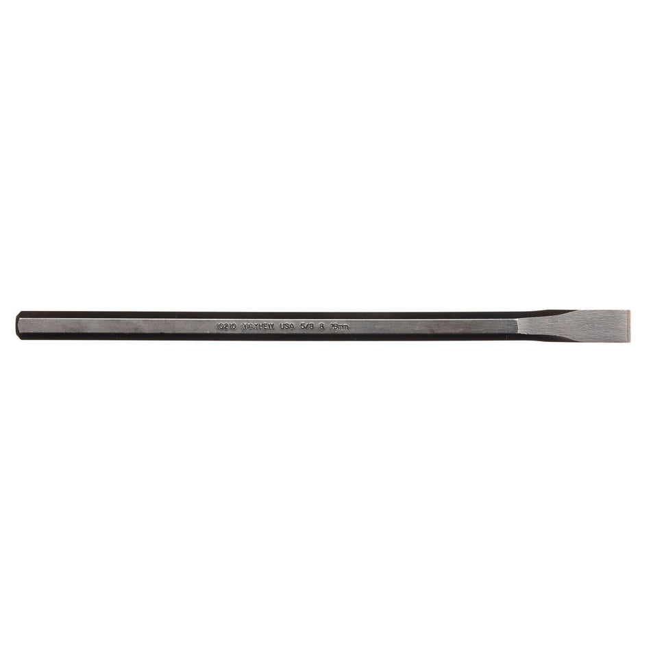 Mayhew Tools 10210 Cold Chisel, 5/8" - 16 mm x 12", Black Oxide Finish