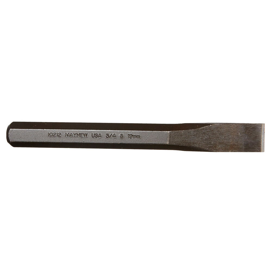 Mayhew Tools 10220 Cold Chisel, 1" - 25 mm x 8", Black Oxide Finish