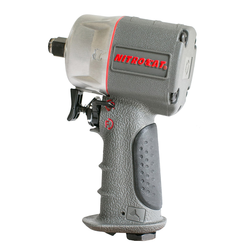 AIRCAT Pneumatic Tools 1056-XL 1/2-Inch NITROCAT Composite Compact Impact Wrench : Low Weight Power Impact Wrench : Tool for Automotive Improvement & Maintenance
