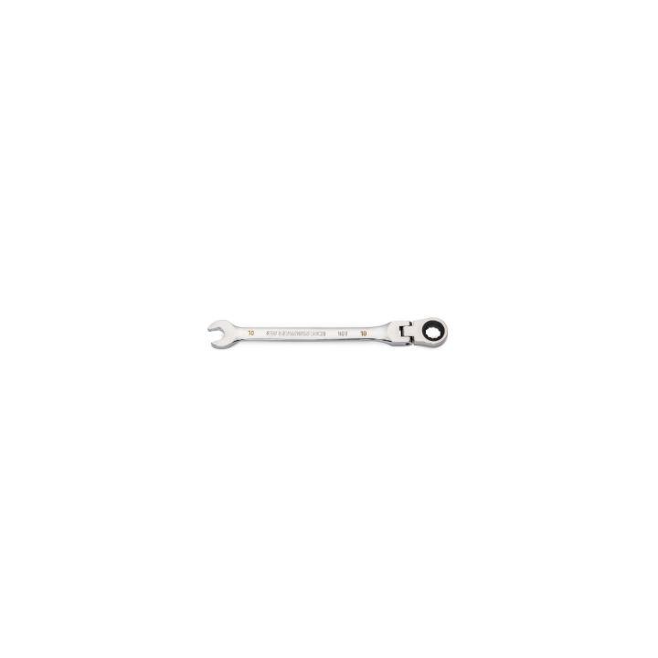 10mm 90 - Tooth 12 Point Flex Head Ratcheting Combination Wrench - AAA Industrial Supply