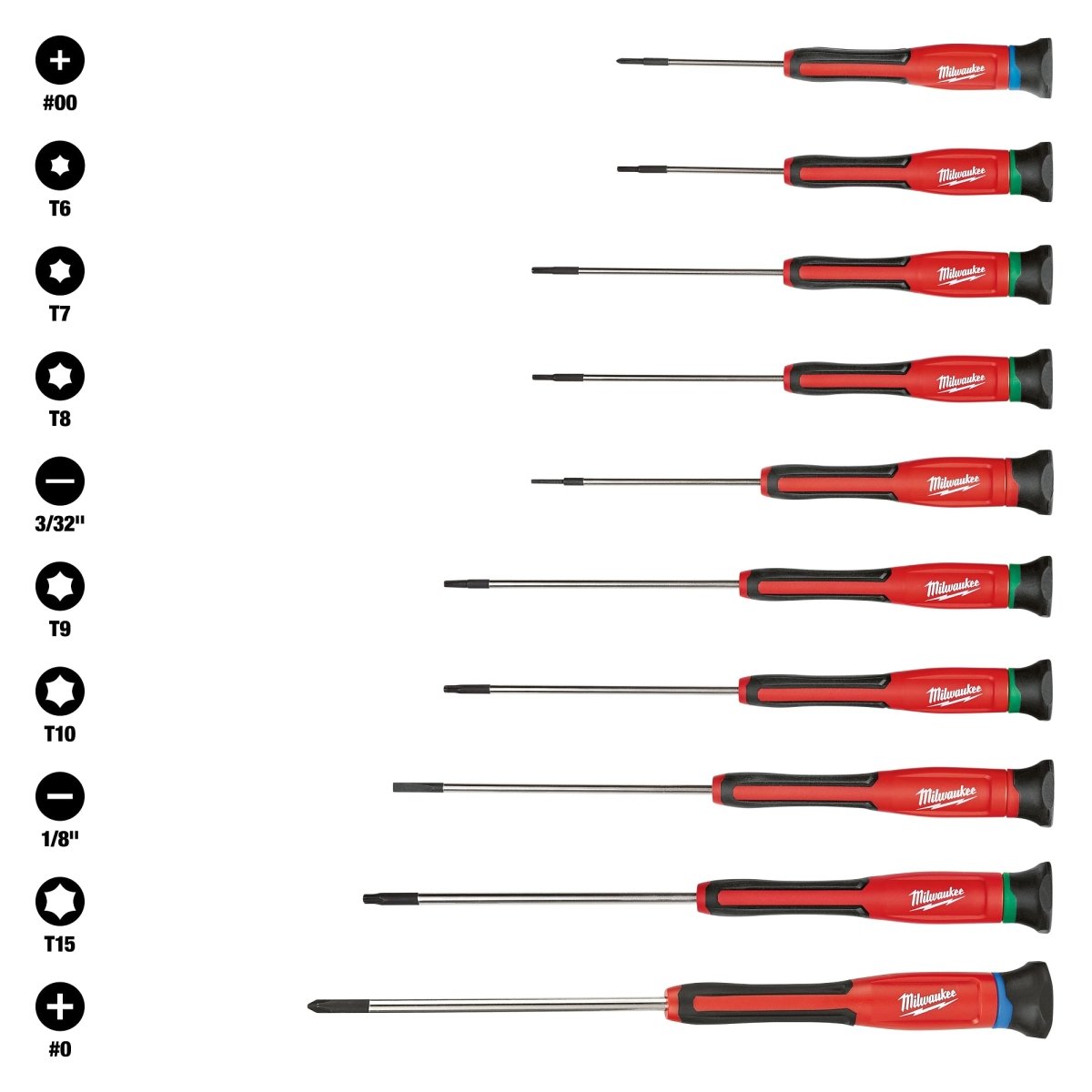 10pc Precision Screwdriver Set - AAA Industrial Supply