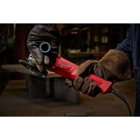11 Amp Corded 4-1/2 in. Small Angle Grinder Paddle Lock-On - AAA Industrial Supply