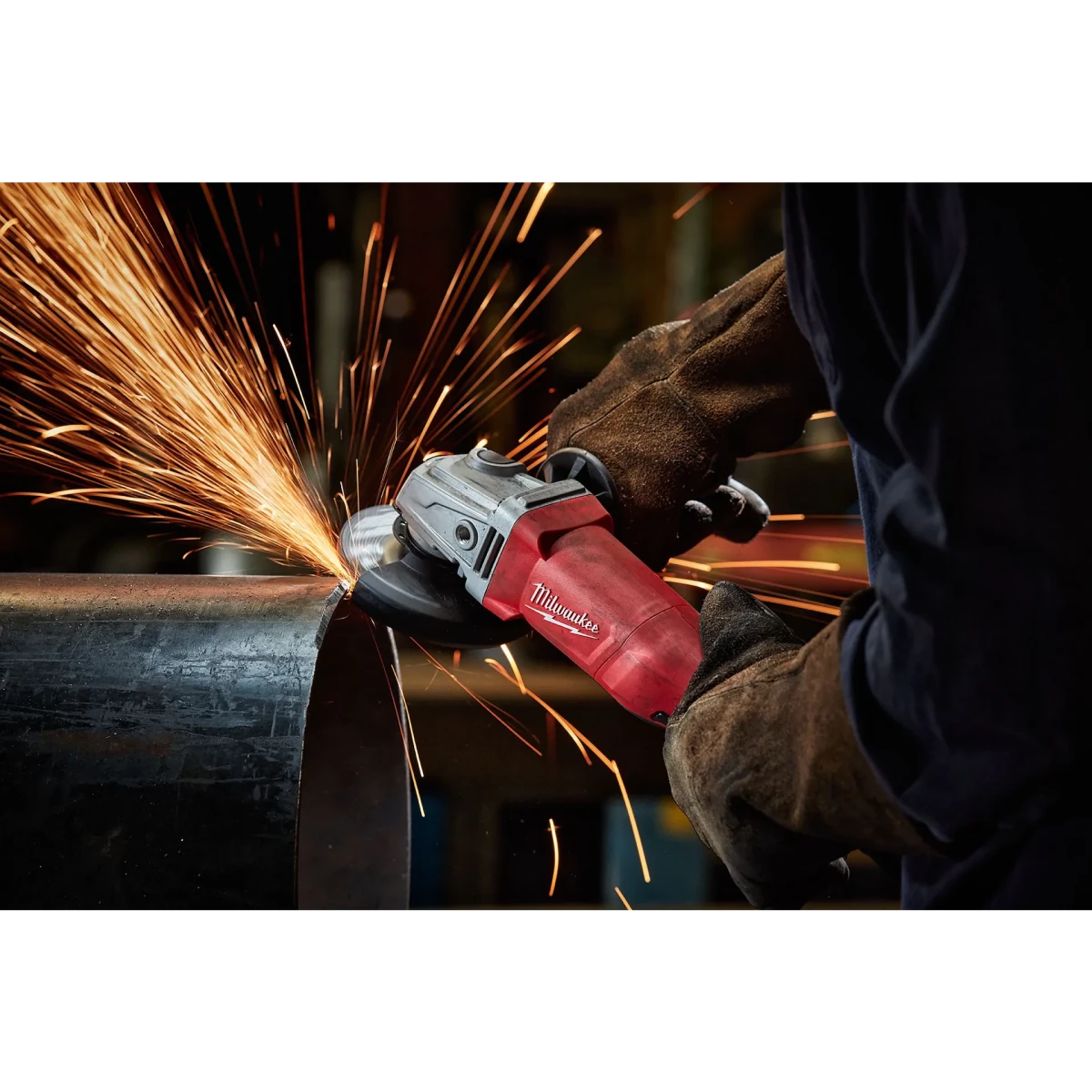 11 Amp Corded 4-1/2 in. Small Angle Grinder Paddle Lock-On - AAA Industrial Supply