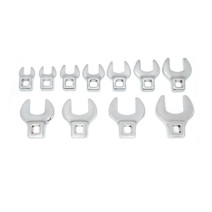 11 Piece 3/8" Drive Crowfoot SAE Wrench Set - AAA Industrial Supply
