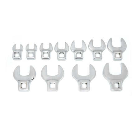 11 Piece 3/8" Drive Crowfoot SAE Wrench Set - AAA Industrial Supply