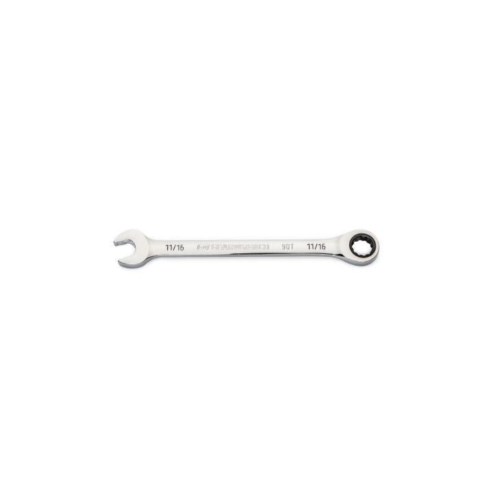 11/16" 90 - Tooth 12 Point Ratcheting Combination Wrench - AAA Industrial Supply