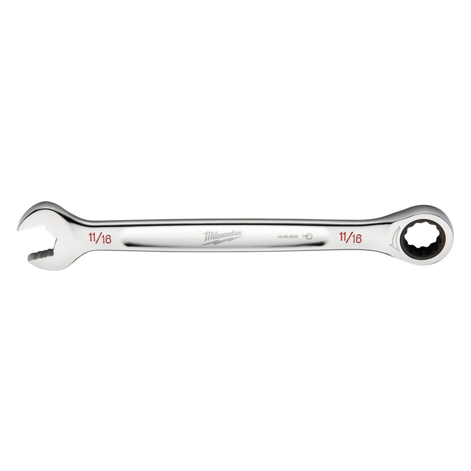 11/16" SAE Ratcheting Combo Wrench - AAA Industrial Supply