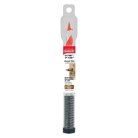 11/16" x 7 - 1/2" Auger Bit for Wood & Nail - Embedded Wood - AAA Industrial Supply