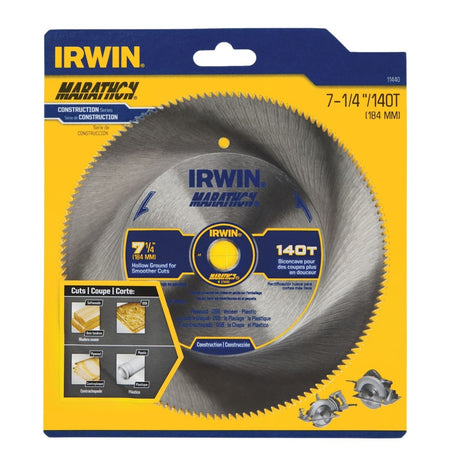 11440 Irwin - Saw Bld 7 - 1/4" Hgp Plywd/Osb/Veneer - AAA Industrial Supply