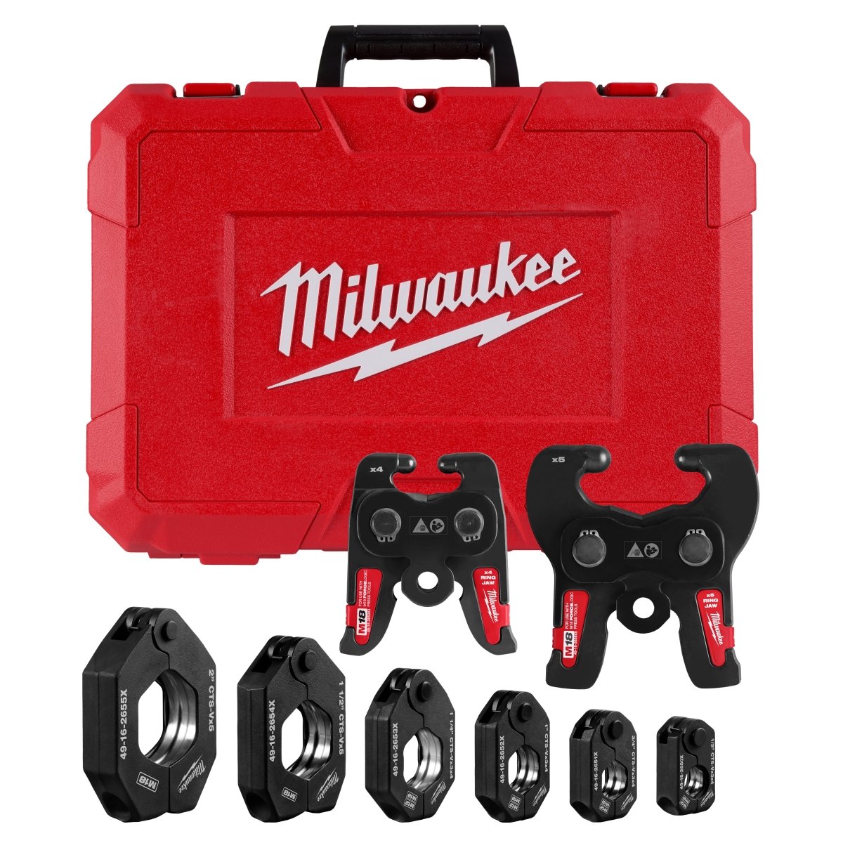 1/2" - 2" CTS - V Pivoting Press Ring Kit for M18™ FORCE LOGIC™ Press Tools - AAA Industrial Supply