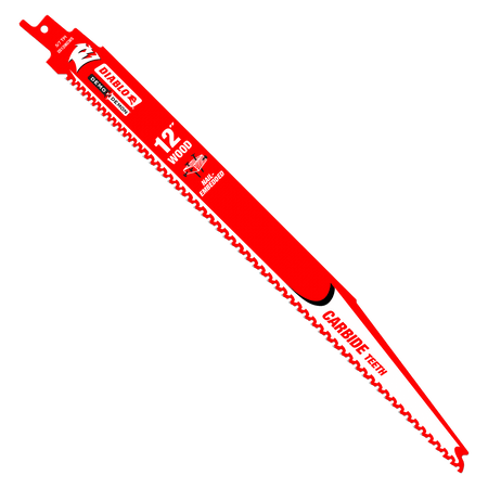 12" 5/7TPI Demo Demon™ Carbide Teeth Reciprocating Saw Blades for Nail - Embedded Wood (10 - pk) - AAA Industrial Supply